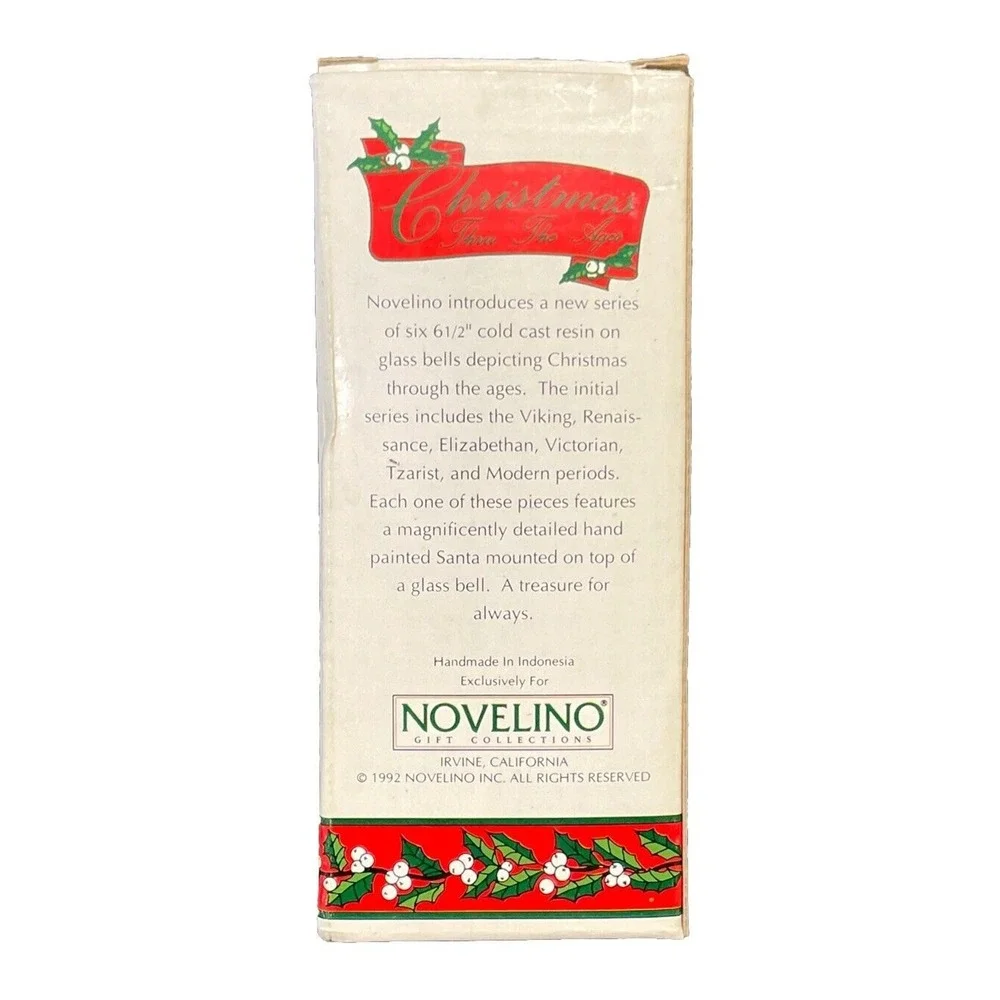 Renaissance Santa Bell Novelino Christmas Through the Ages 1992